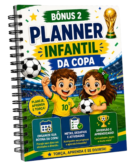 Planner Infantil da Copa